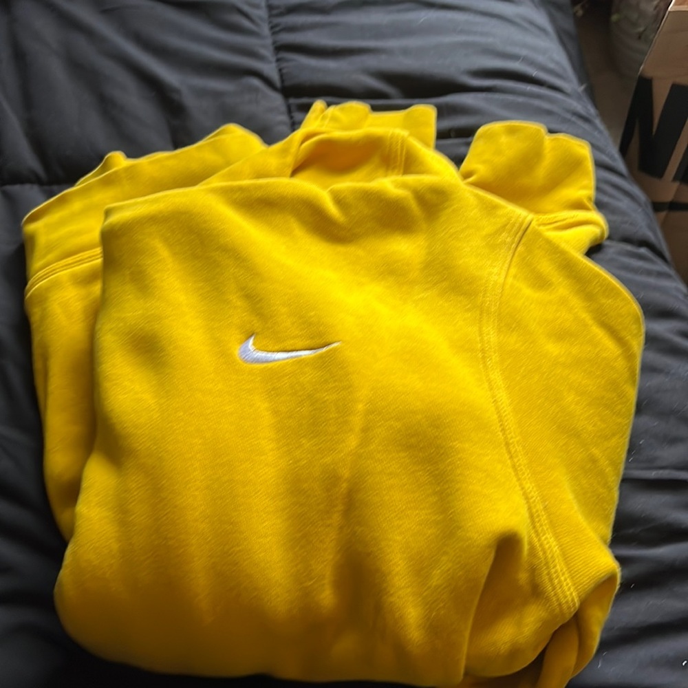 Yellow Nike sweatshirt